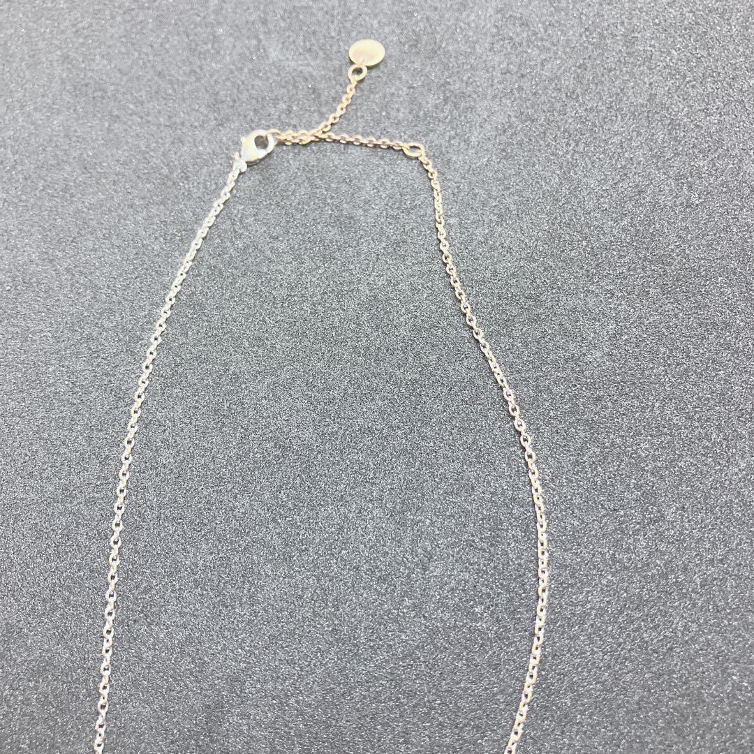 ディオール　ネックレス　CLAIR D LUNE ラインストーン　CD ロゴ