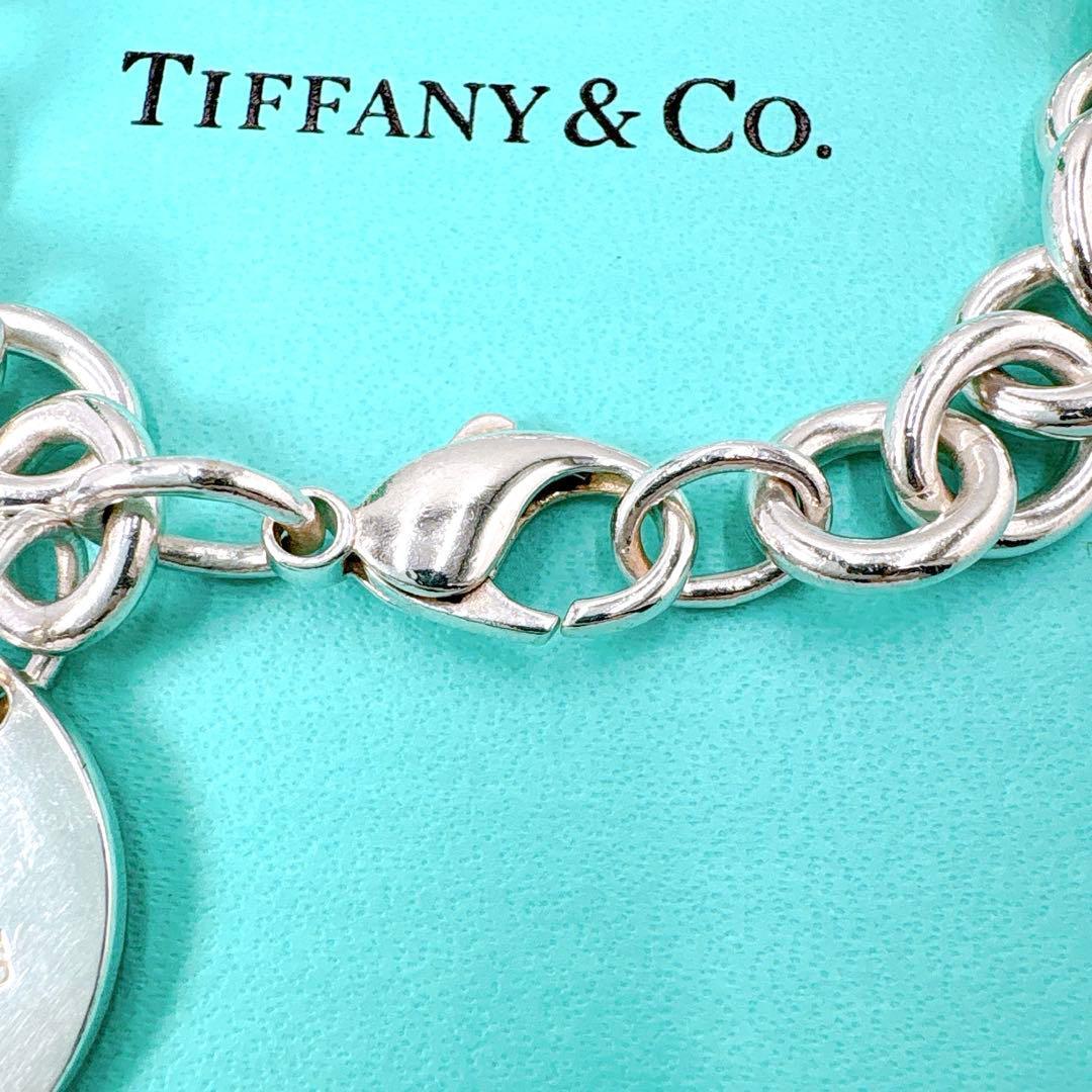 美品 オールドティファニー リターントゥ ラウンド ブレスレット シルバー925