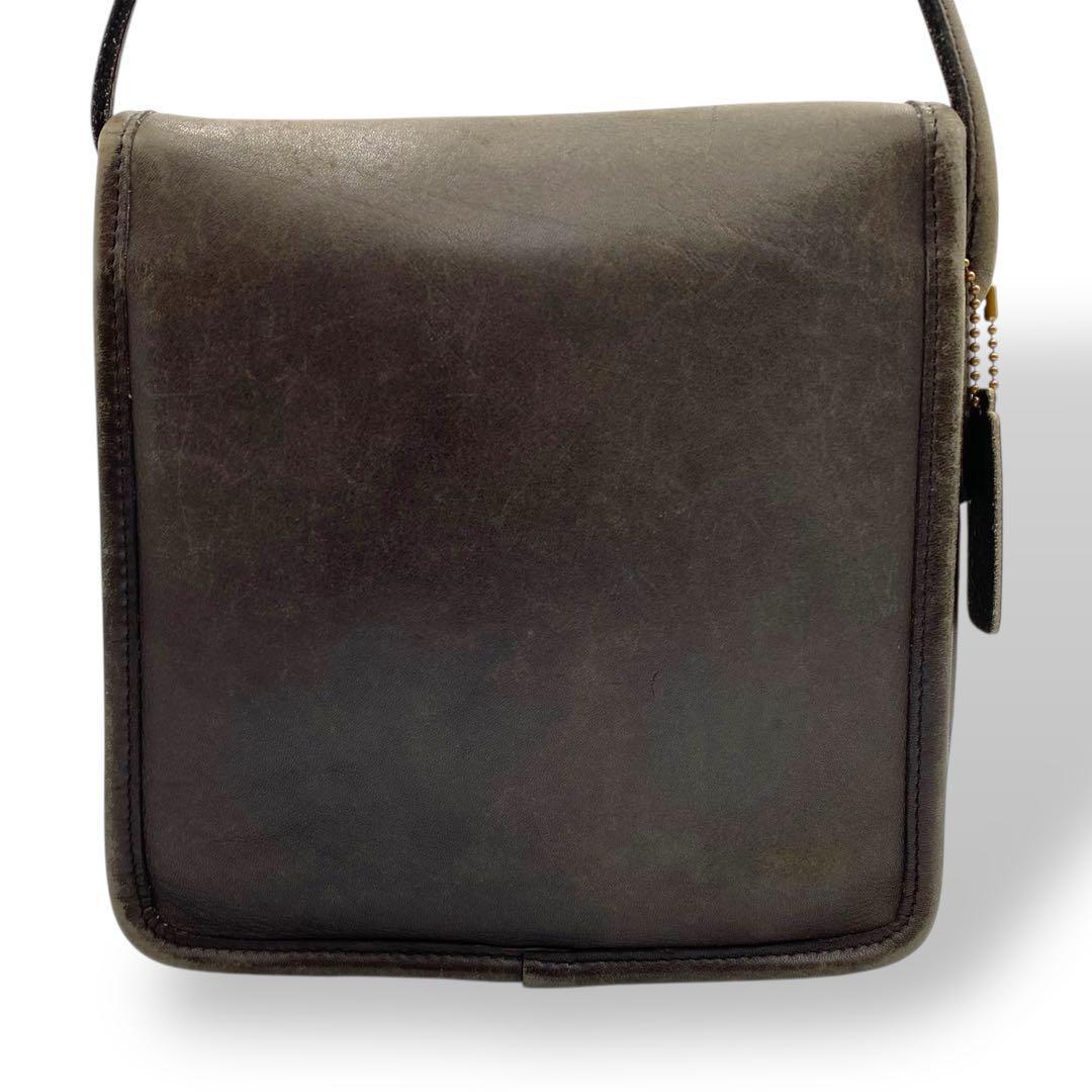 希少 COACH オールドコーチ ショルダーバッグ USA ターンロック レザー