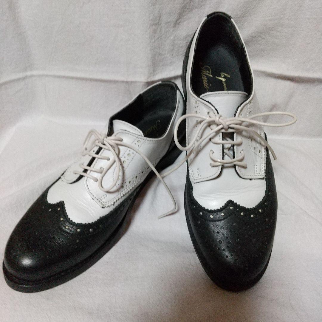 ♣マリールイズ ウィングチップシューズ バイカラー今ლ⁠(⁠^⁠o⁠^⁠ლ⁠)