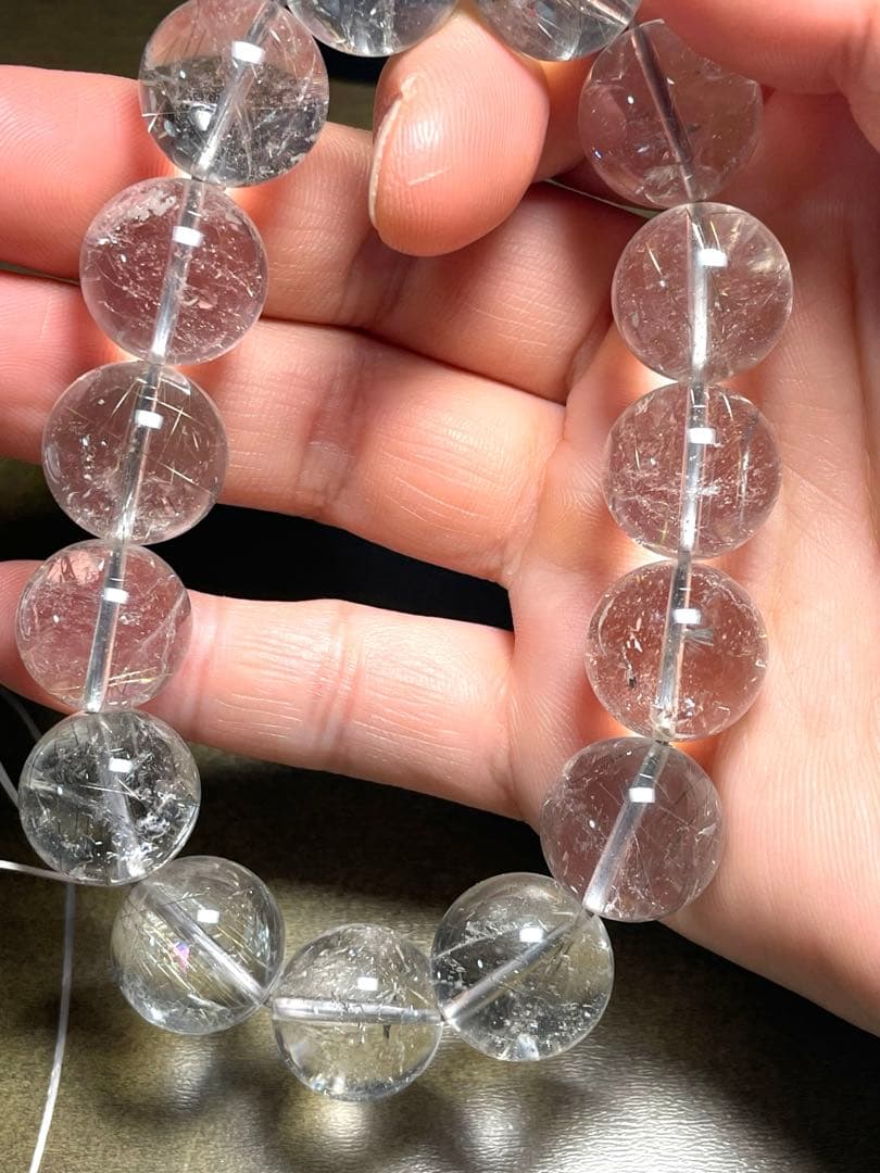 【新入荷】！シルバールチル超大玉15.6㎜（新品未使用機）透明感抜群針多め　現品