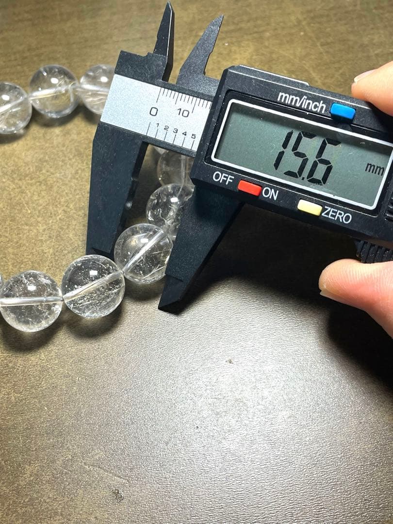 【新入荷】！シルバールチル超大玉15.6㎜（新品未使用機）透明感抜群針多め　現品