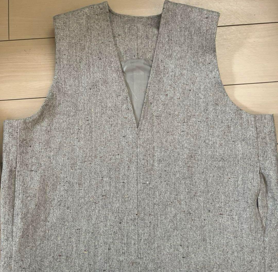 ワンピース pooco color nep Vneck cocoon dress