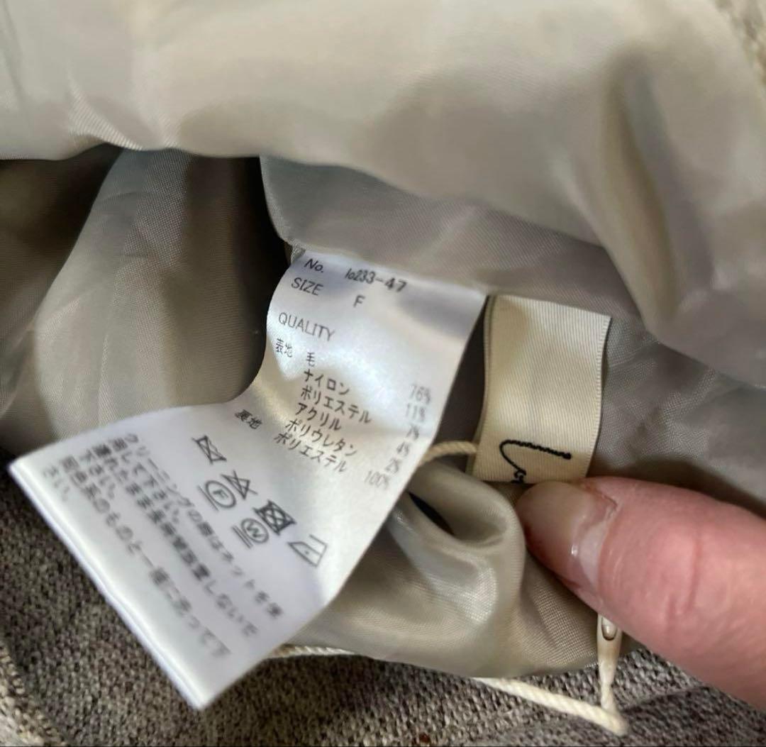 ワンピース pooco color nep Vneck cocoon dress