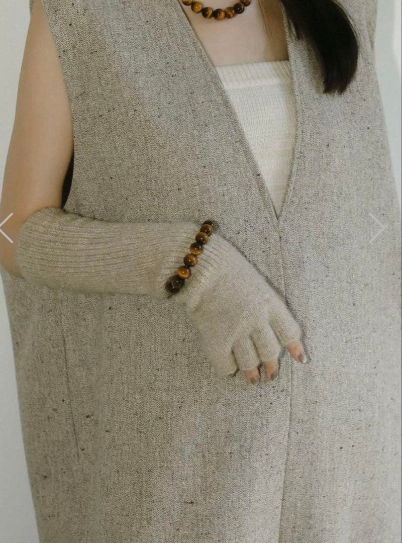 ワンピース pooco color nep Vneck cocoon dress