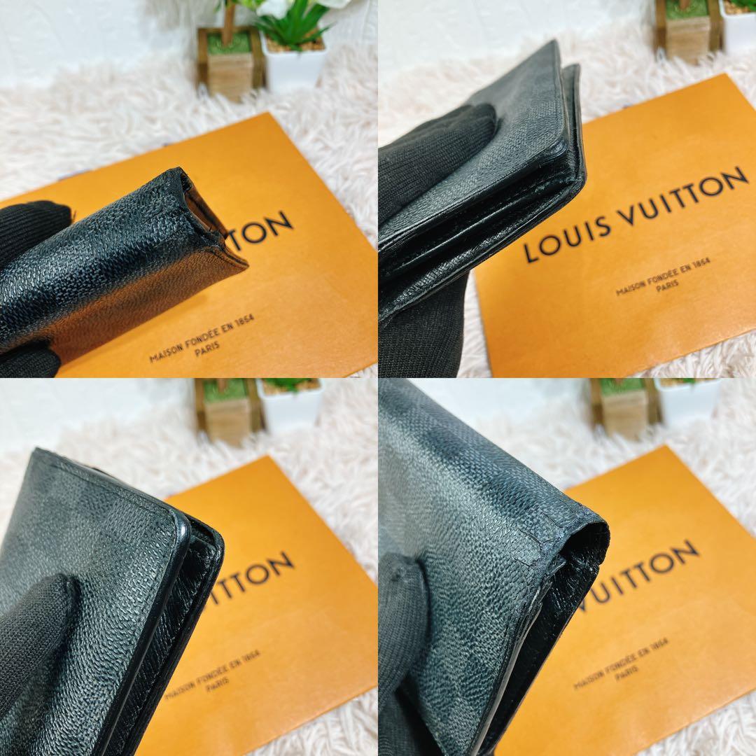 ルイヴィトン ポルトフォイユ ブラザ ダミエ グラフィット メンズ 長財布