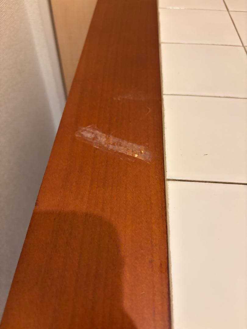 カントリー　キッチンカウンター ダストボックス 木製 ゴミ箱　キャスター付