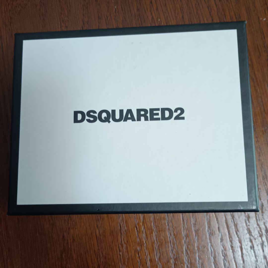 DSQUARED2 折り財布 ホワイト/レッド