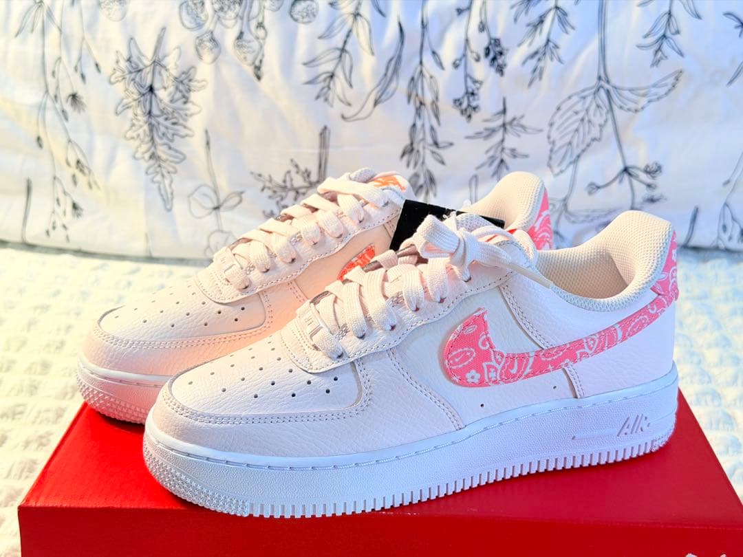 Nike Air Force 1 ピンク ペイズリー　24.5cm