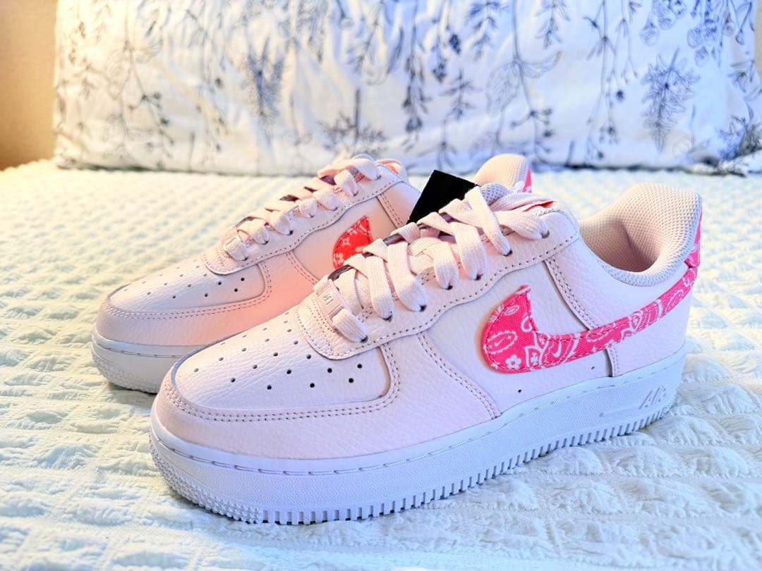Nike Air Force 1 ピンク ペイズリー　24.5cm