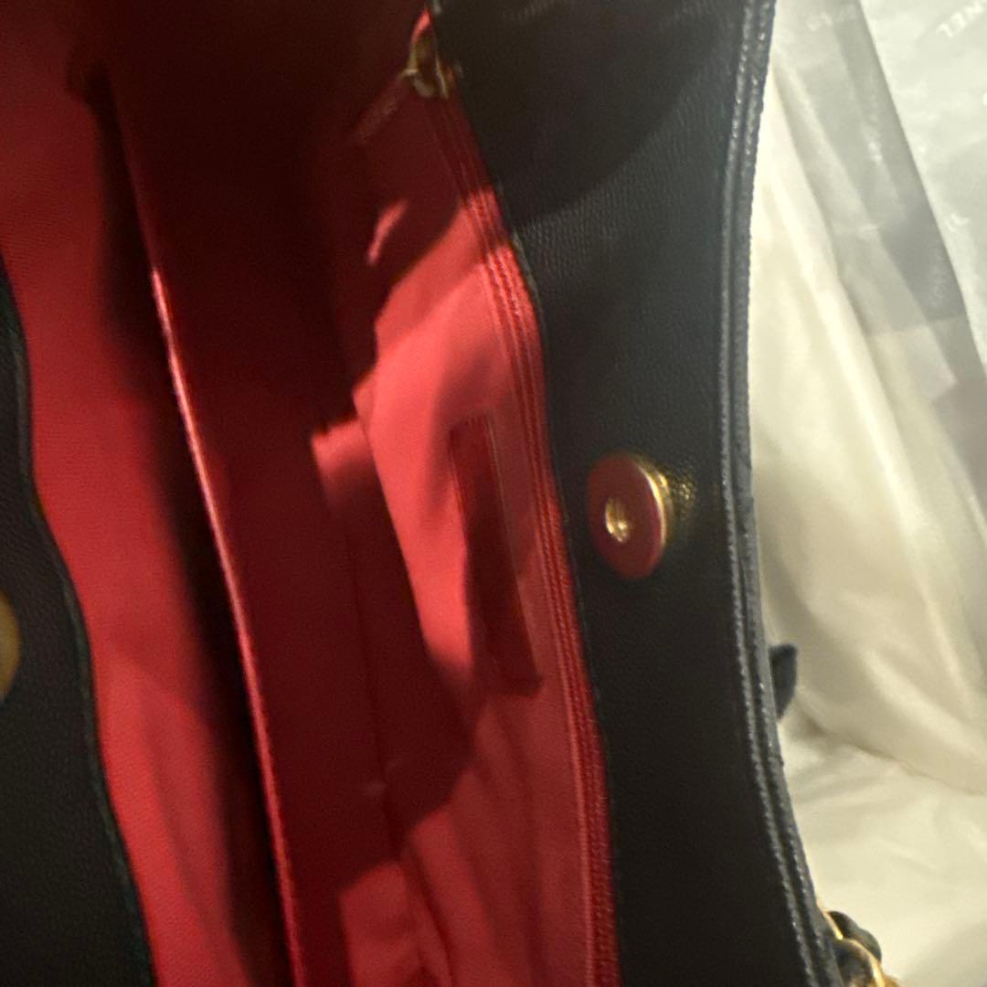 CHANEL ★キャビアスキンブラック ショルダーバッグ