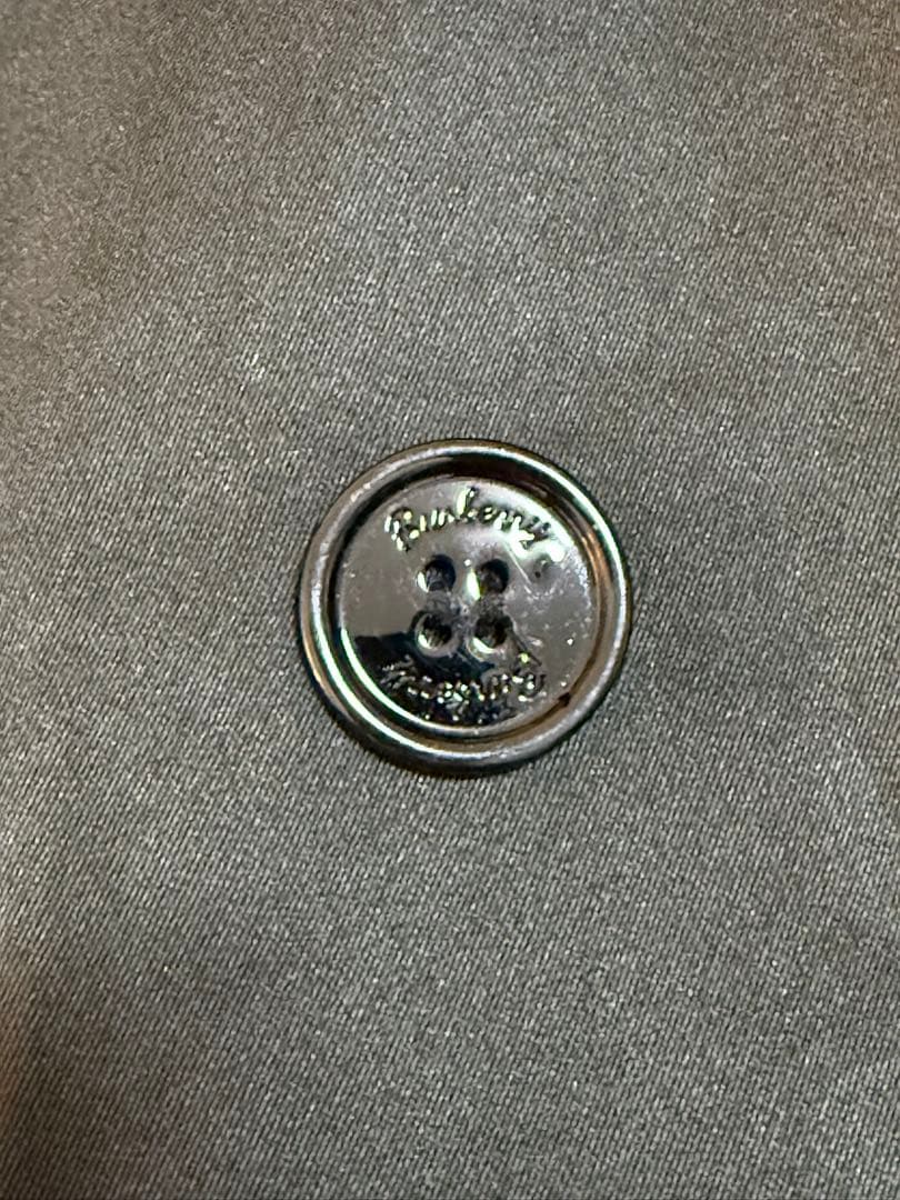 BURBERRY ブラック トレンチコート 2XL
