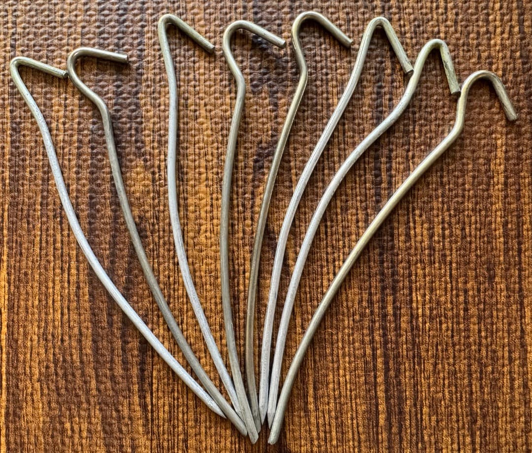 ポーランド軍幕 1980年代物（サイズ3）2枚セット＋純正付属ポールとペグ