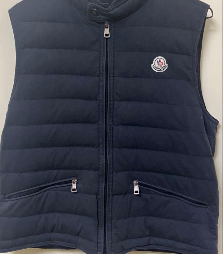 MONCLER ダウンベスト ネイビー