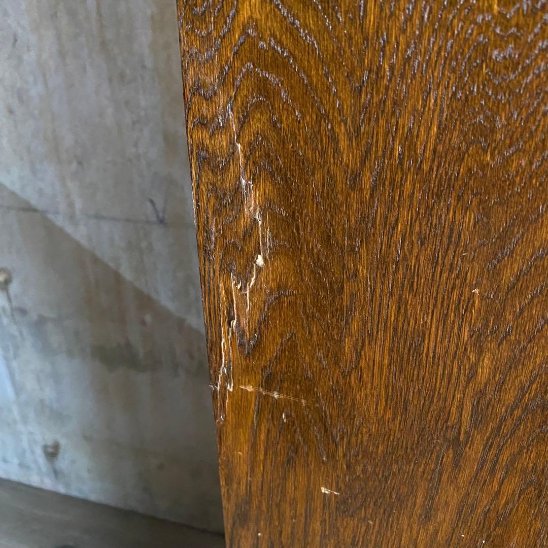 三越家具 ブルージュ Brugge 食器棚 キャビネット オーク材 ステンド