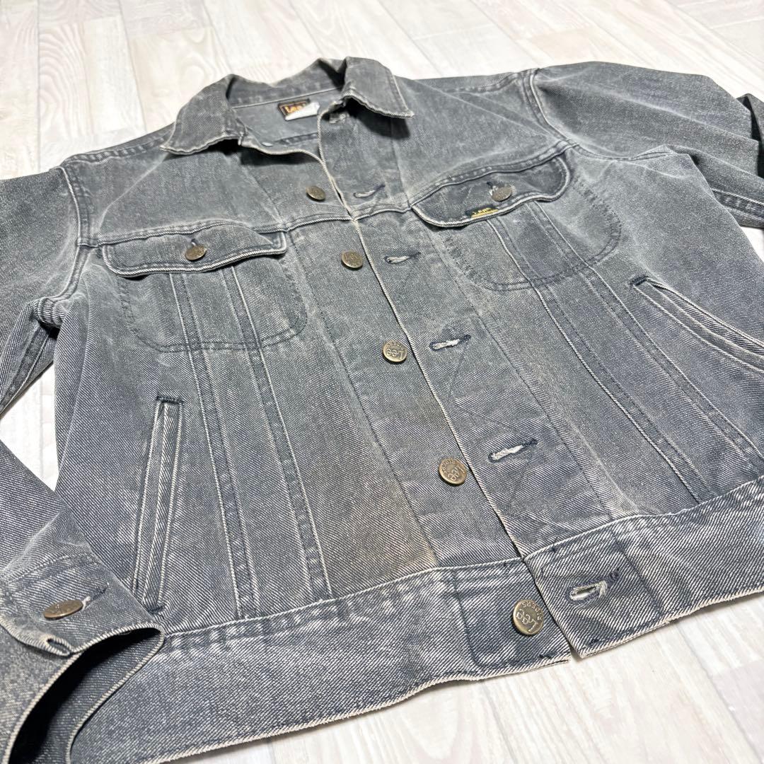 【美品】Lee リー USA製 デニムジャケット PATD-153438 グレー