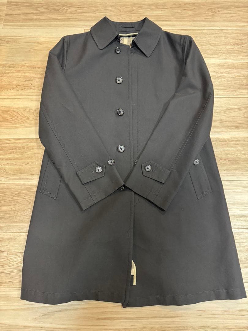 バーバリー　ブラック コート チェック裏地