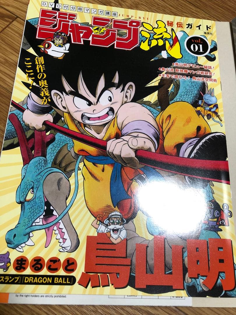 希少 未開封 ドラゴンボール ジャンプ流 孫悟空 複製原画 DVD付 鳥山明