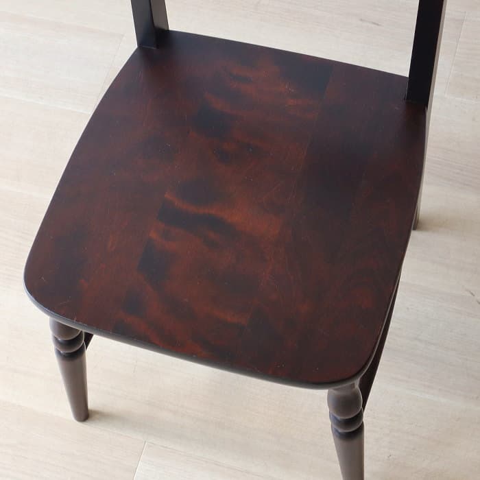 アンティーク 北海道民芸 チェア 小イス カバサクラ材 古家具 無垢材