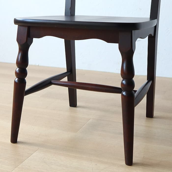 アンティーク 北海道民芸 チェア 小イス カバサクラ材 古家具 無垢材