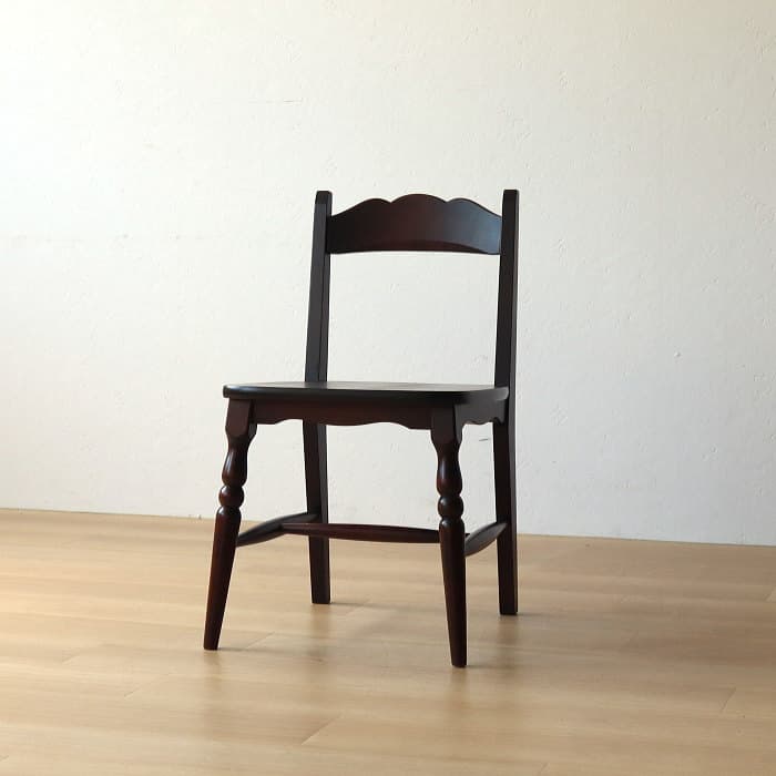 アンティーク 北海道民芸 チェア 小イス カバサクラ材 古家具 無垢材