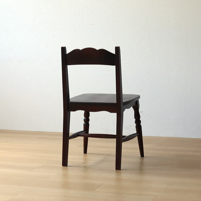 アンティーク 北海道民芸 チェア 小イス カバサクラ材 古家具 無垢材