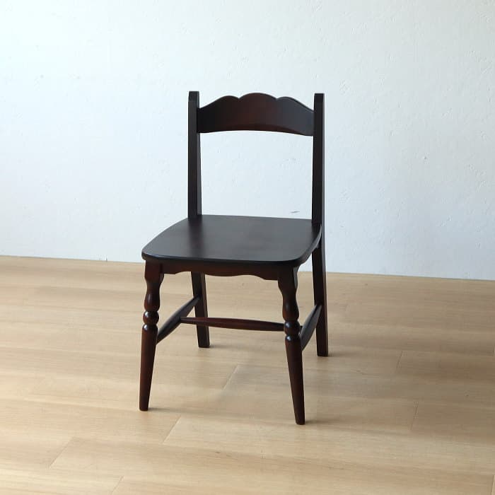 アンティーク 北海道民芸 チェア 小イス カバサクラ材 古家具 無垢材