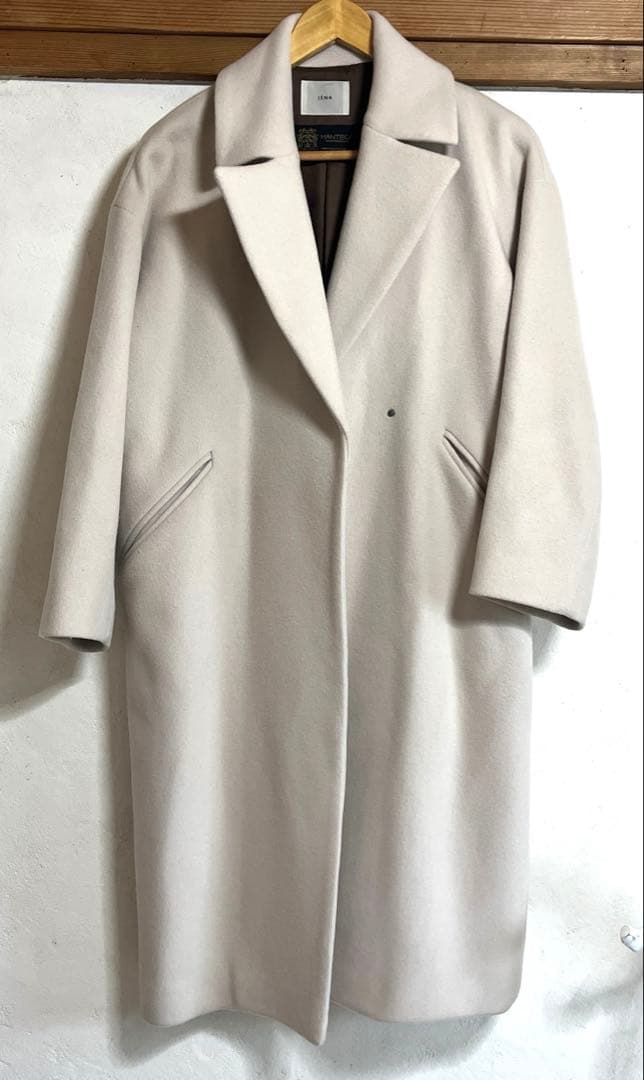イエナ　オーバーチェスターコート　ホワイト