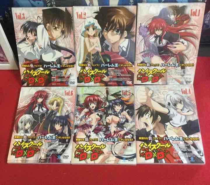 【入手困難】ハイスクールD×D DVD 初回限定盤 全6巻セット