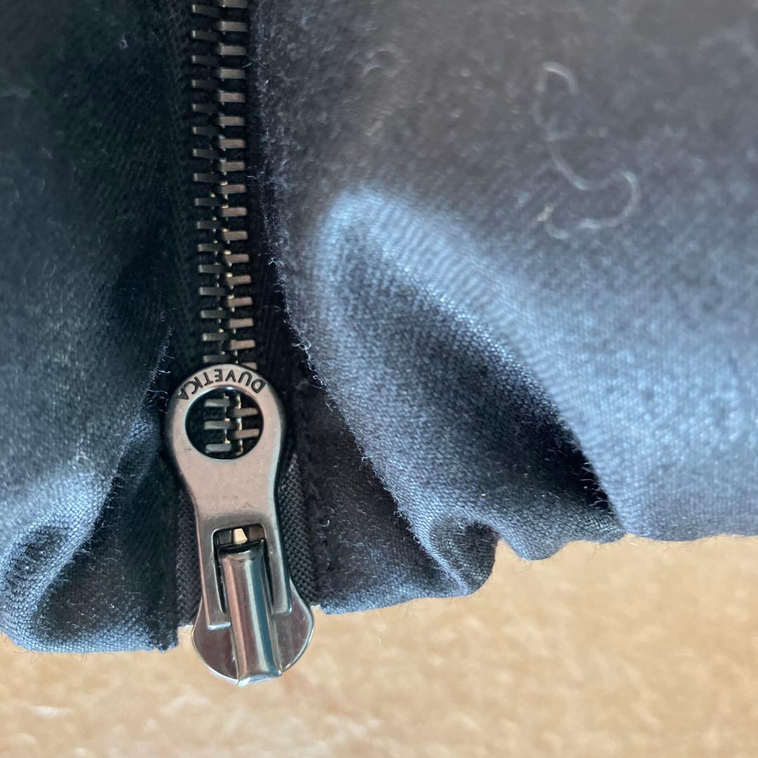 美品DUVETICA フード付きダウンベスト 44 ブラック