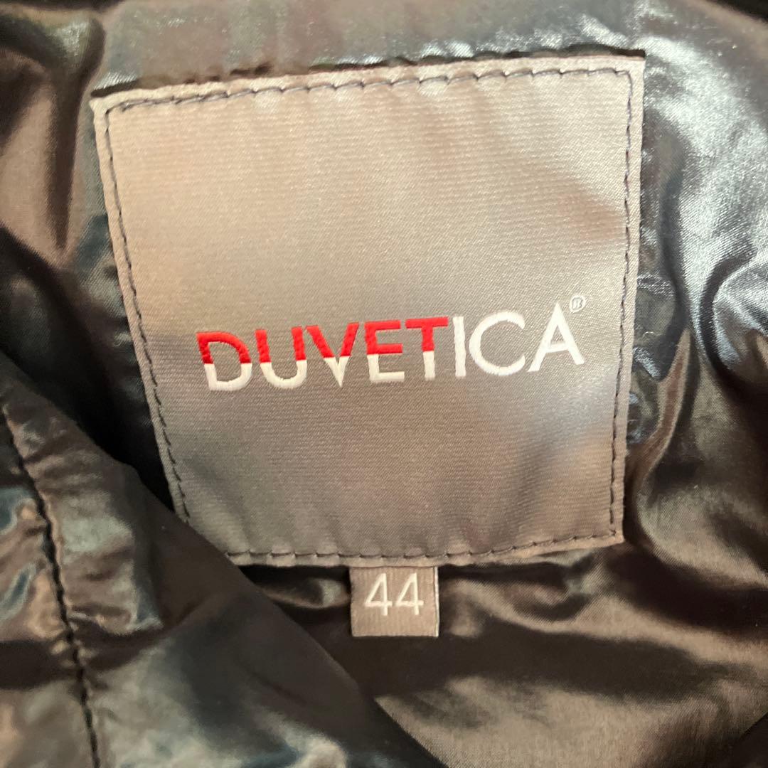 美品DUVETICA フード付きダウンベスト 44 ブラック