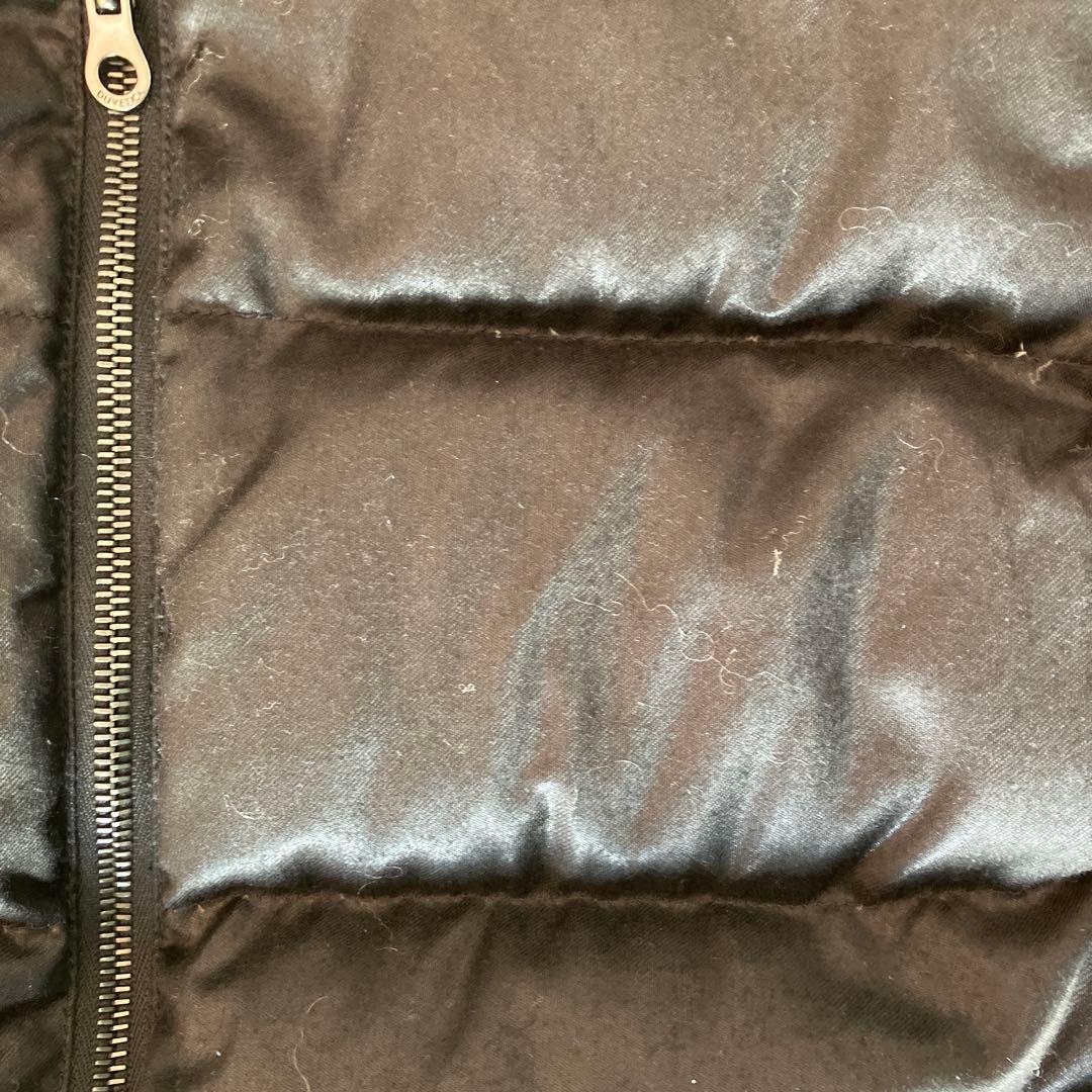 美品DUVETICA フード付きダウンベスト 44 ブラック