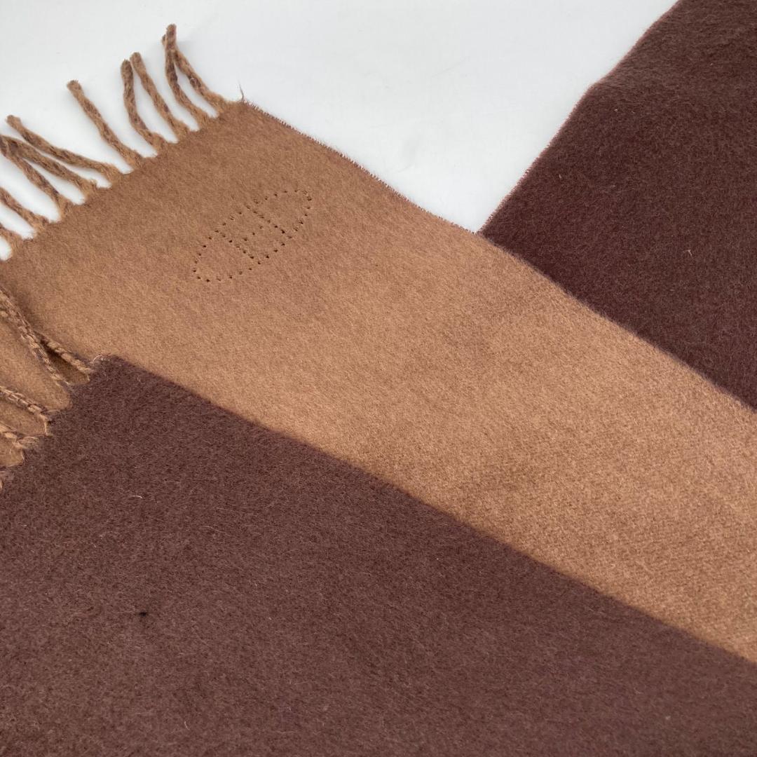 15862✨HERMES エブリン ダブルフェイス カシミヤ マフラー