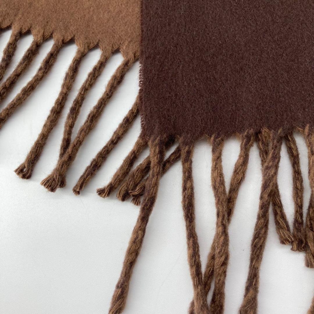 15862✨HERMES エブリン ダブルフェイス カシミヤ マフラー