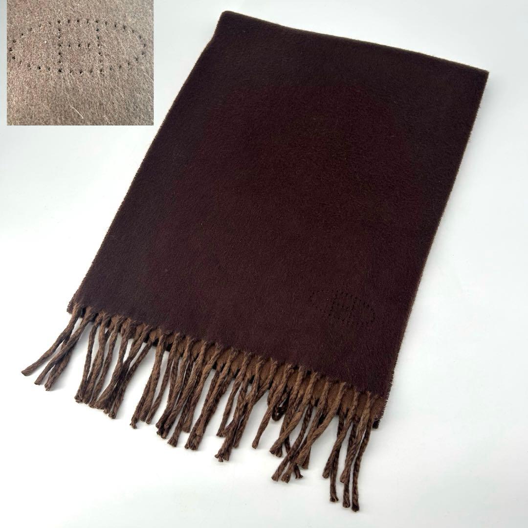 15862✨HERMES エブリン ダブルフェイス カシミヤ マフラー