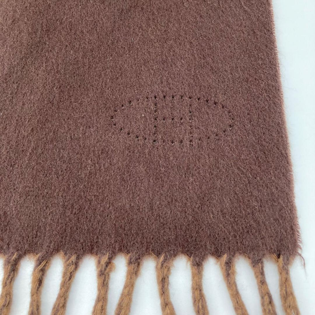 15862✨HERMES エブリン ダブルフェイス カシミヤ マフラー