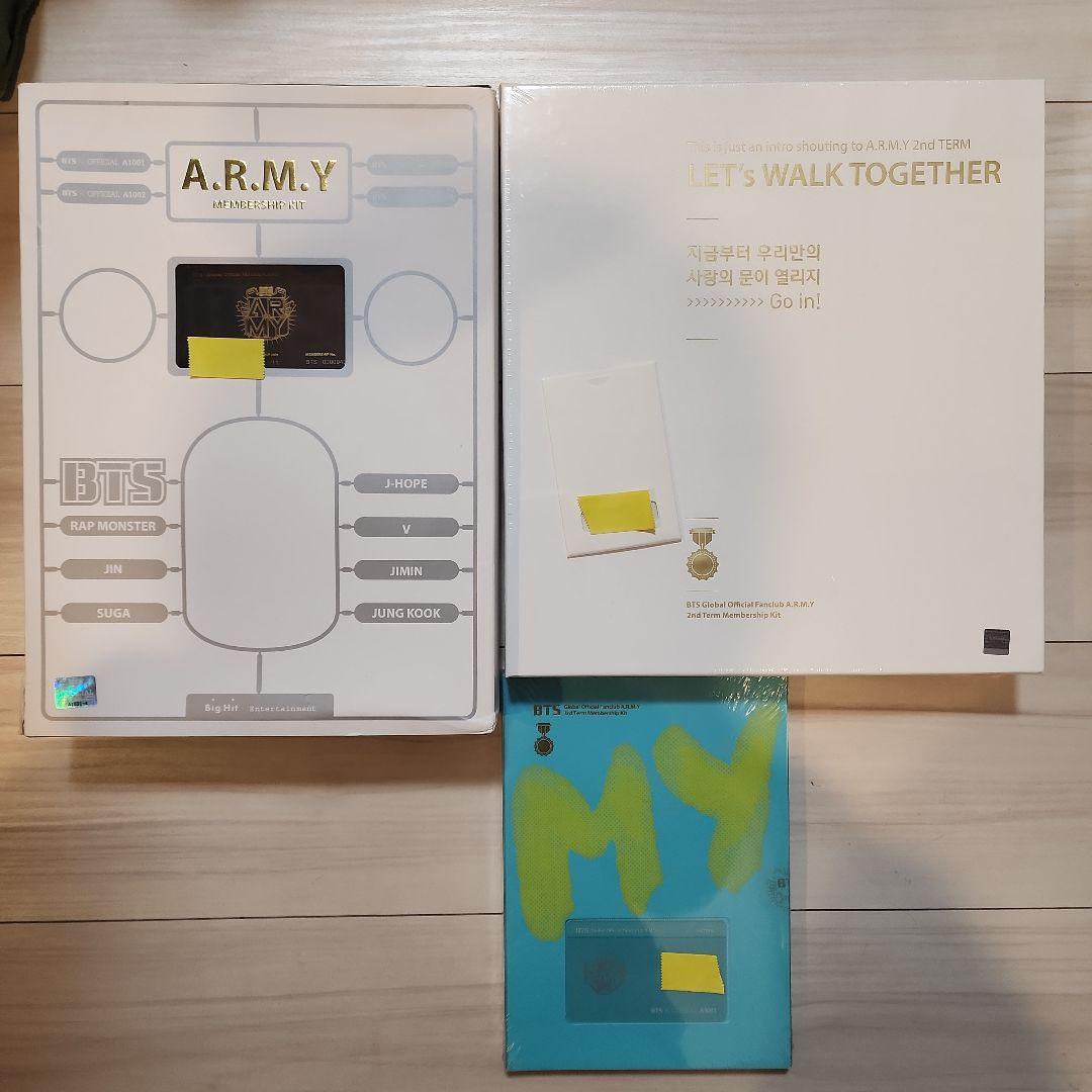 BTS GLOBAL OFFICIAL FANCLUB KIT　３点
