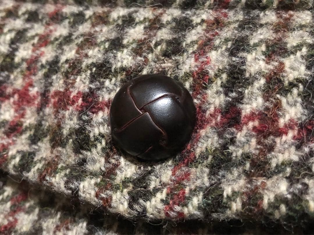 ハリスツイード×オクトパスアーミー 裏ボア コート ジャケット Mサイズ