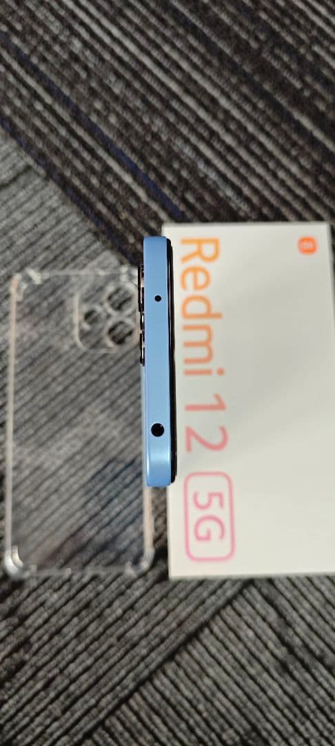 Xiaomi Redmi 12 5G 青色 本体 透明ケース付き