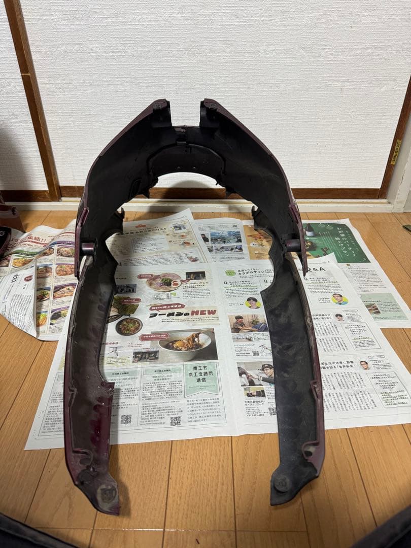 B*e様 アドレスV125g インナーカウル ワインレッド 廃盤 激レア