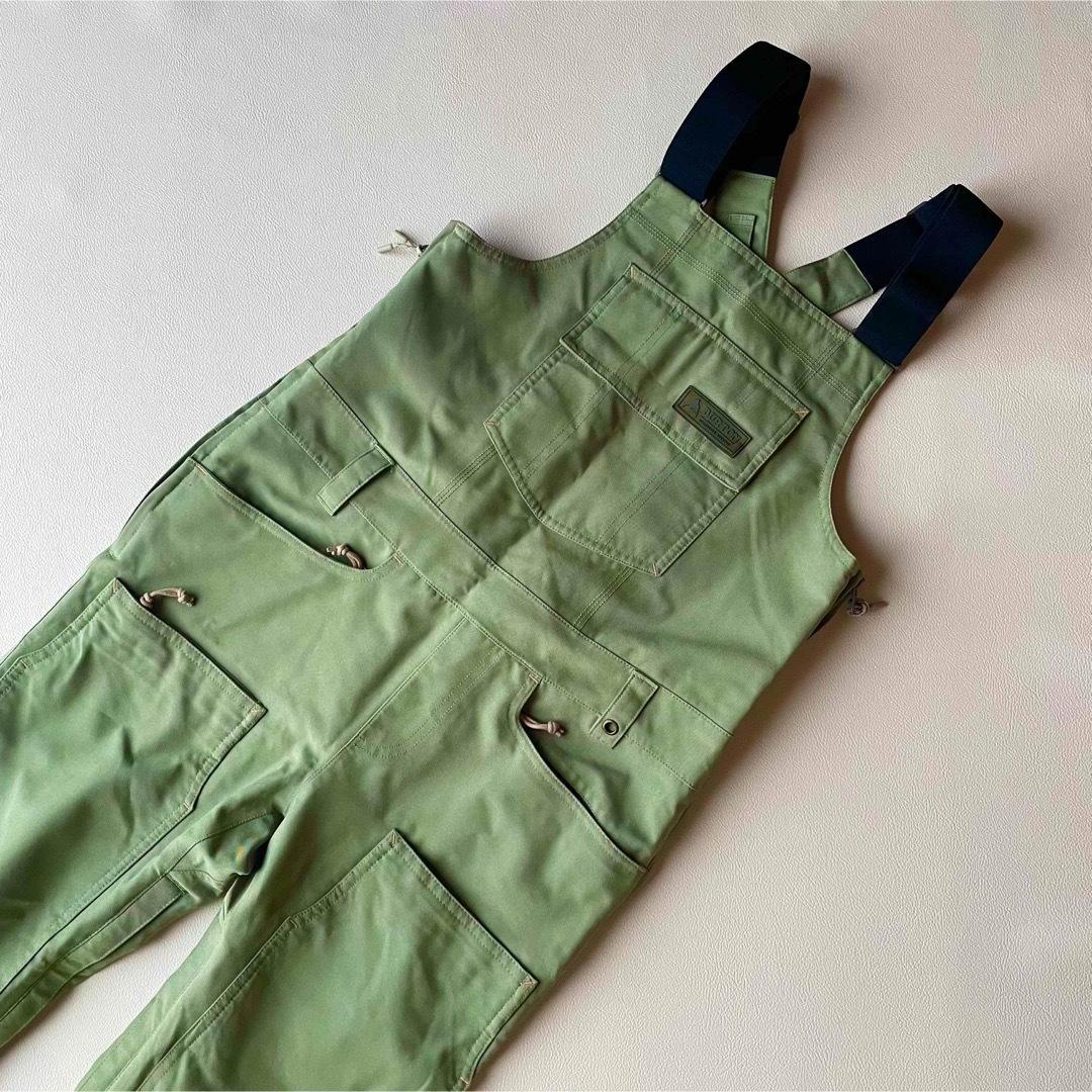 5467　バートン　ビブパンツ レディース スノボウェア カーキ　ZEALOUS