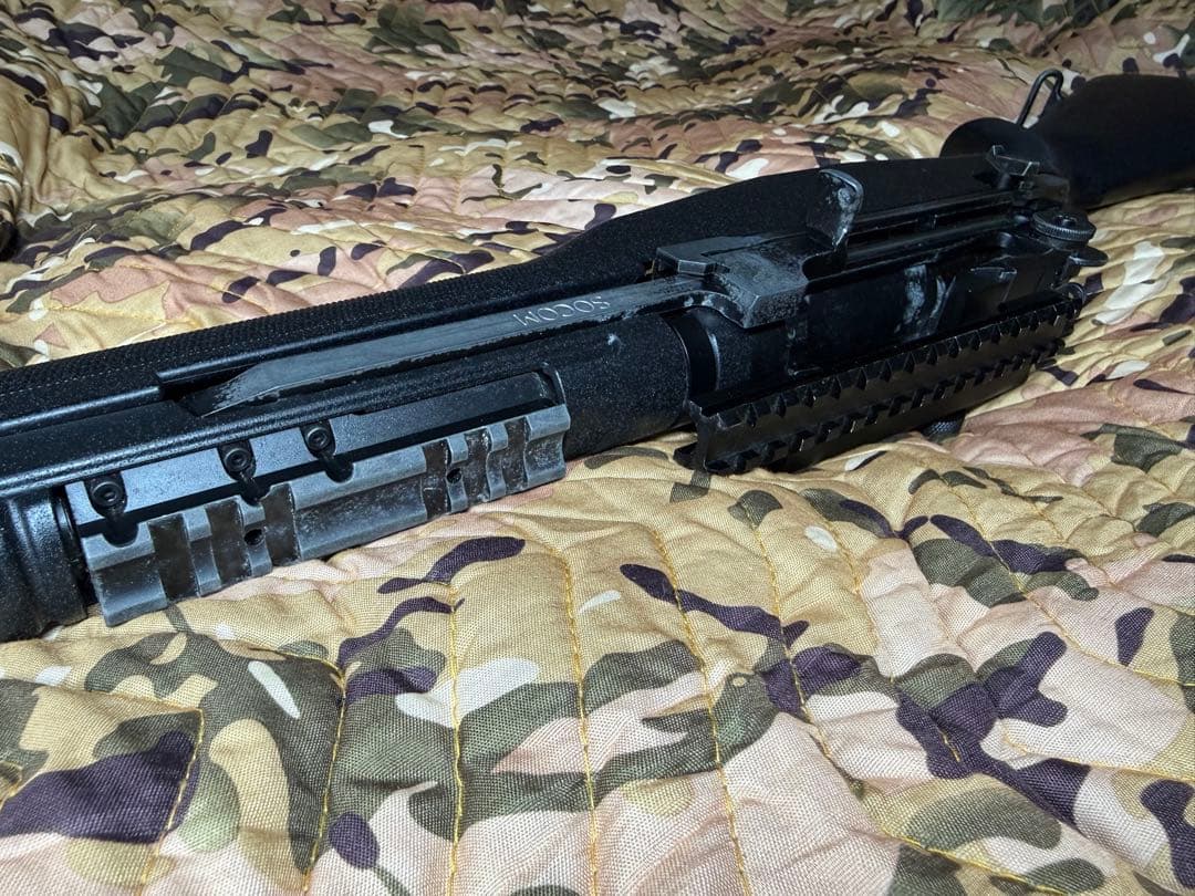 M14カービン　ソーコム☆カスタム☆ブラック☆マガジン2個付き☆バッテリー付き