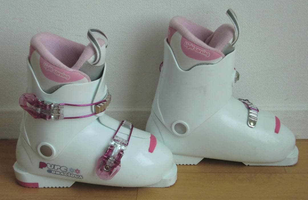 ■■送料無料■SWALLOW■子供用スキー4点セット■板120/靴22■WAX■