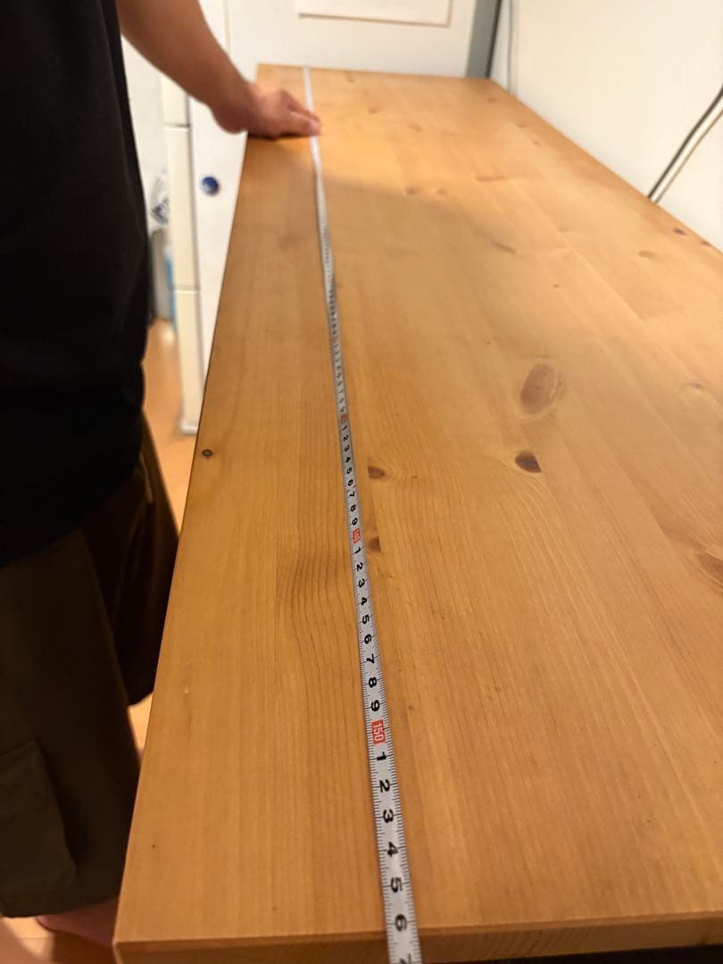 あちこです。ナチュラルウッド 食器棚 引き出し付き