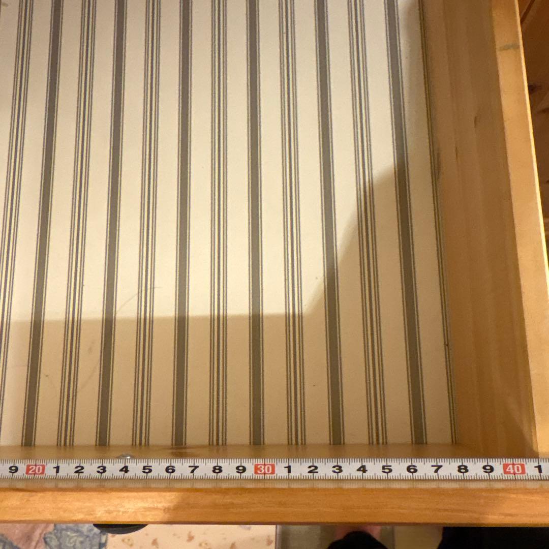 あちこです。ナチュラルウッド 食器棚 引き出し付き