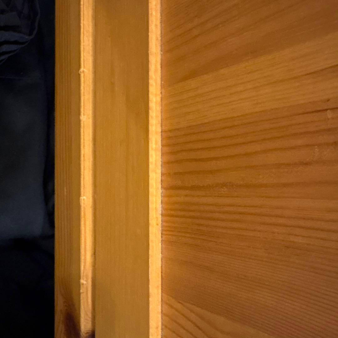 あちこです。ナチュラルウッド 食器棚 引き出し付き