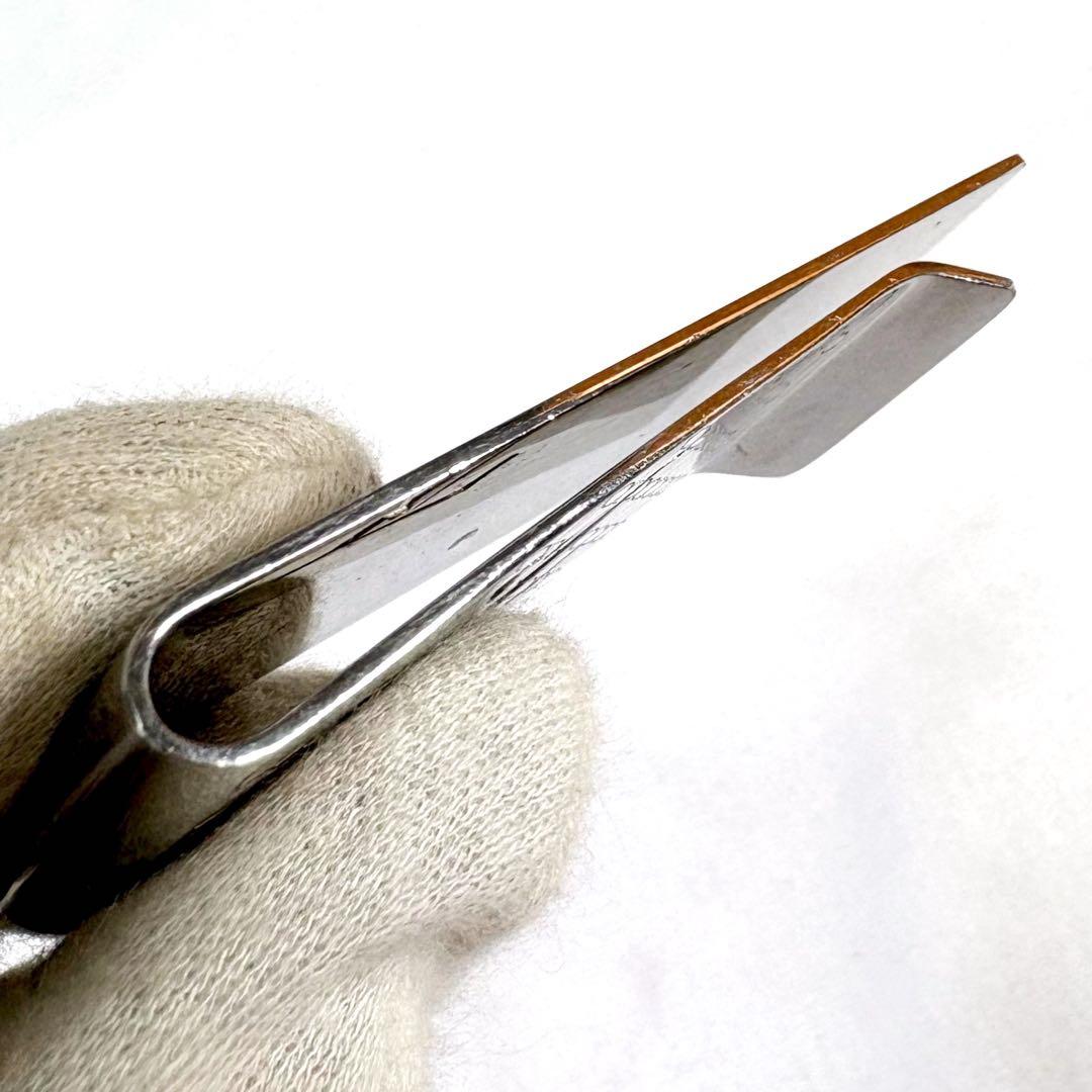 ルイヴィトン　LOUIS VUITTON マネークリップ　シャンゼリゼ　シルバー