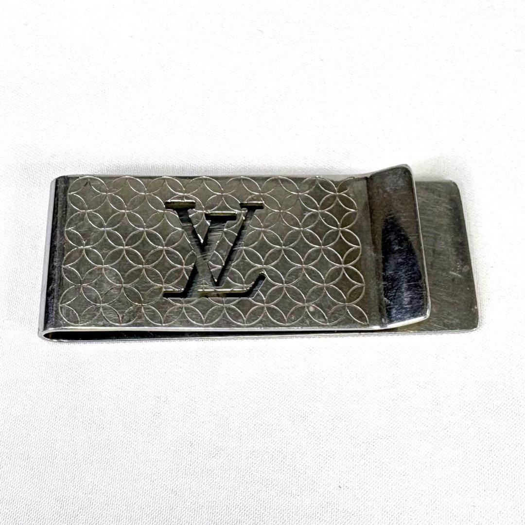 ルイヴィトン　LOUIS VUITTON マネークリップ　シャンゼリゼ　シルバー