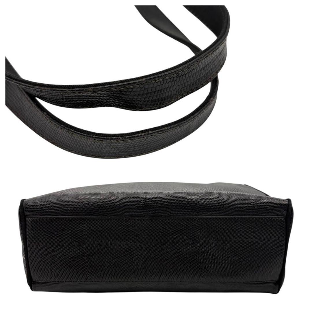 Salvatore Ferragamo トートバッグ ヴァラ リボン ブラック