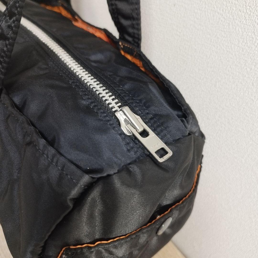 【美品】廃盤品　PORTER タンカー ドラムバッグ S ミニボストン ブラック